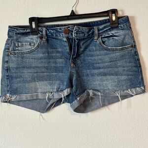 Womens Aeropostale Denim Jean Shorts Women’s Size 10 Distressed Cutoff